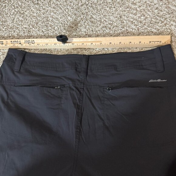 Eddie Bauer Women’s Size 14 Black Nylon Stretch Hiking Pants Outdoor - Picture 11 of 14